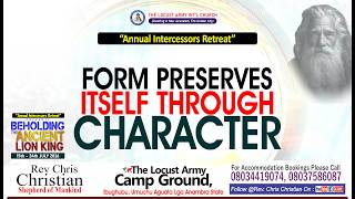 Download lagu Rev Chris Christian | Form Preserves Itself Through Character