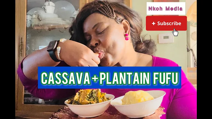 How to Make AUTHENTIC Cassava Plantain Fufu | STEP BY STEP | Easy African/Nigerian FUFU RECIPE