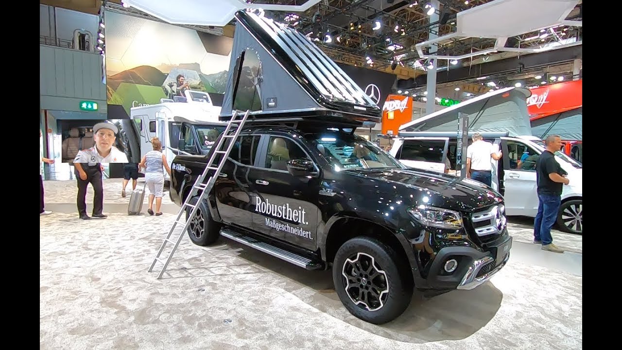 MERCEDES X CLASS X350 POWER EDITION ROOF TOP TENT CAMPER WALKAROUND AND