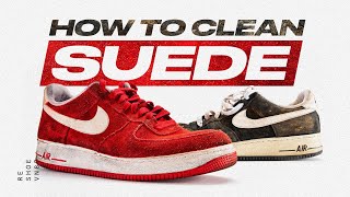 Nike Air Force 1 Suede Shoe Cleaning Tutorial
