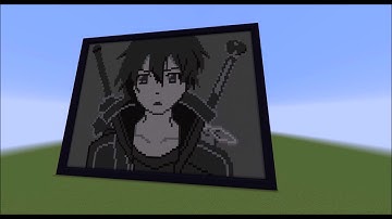 Swort art online - Kirito (Minecraft Pixel)