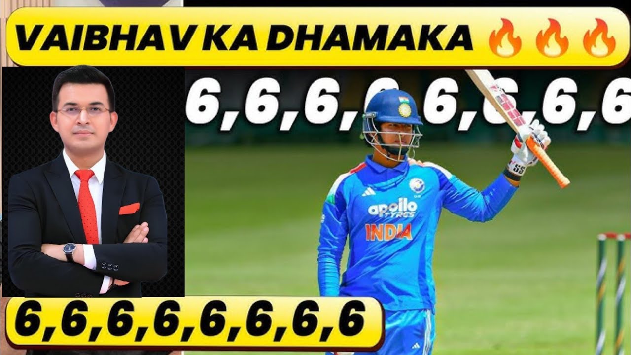 Vaibhav Suryavanshi smashes 63-ball hundred in South Africa ! ‘Baby