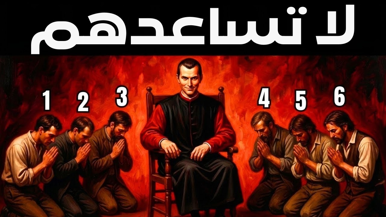 لا تنقذ هؤلاء الأنواع الستة من الناس أبدًا – درس مكيافيلي القاسي