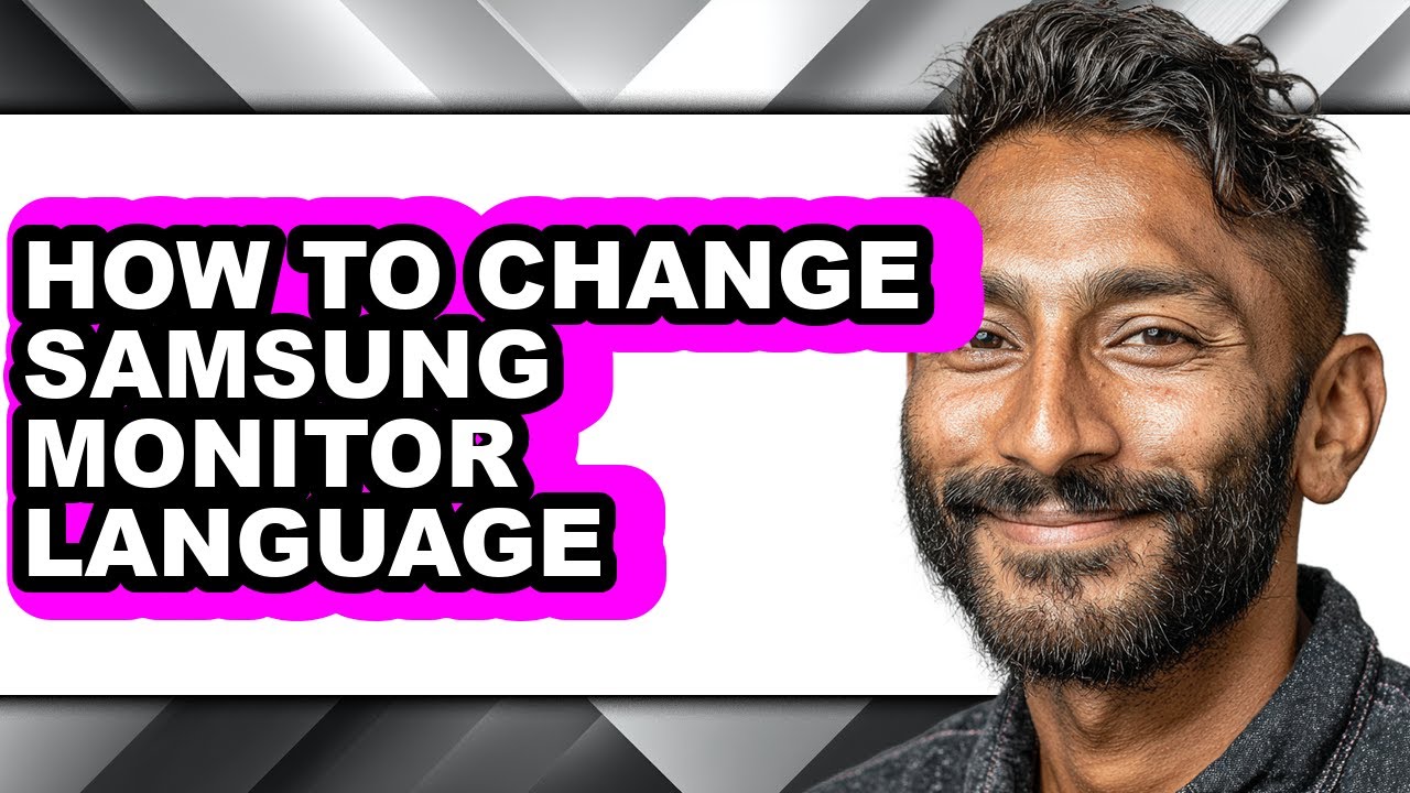 How to Change Samsung Monitor Language - Step by Step - YouTube