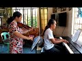 Humoresque  classical violin music  cover by moriyah mahilum  pianist jonith daguplo 