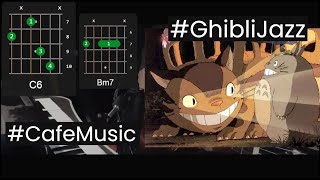 Totoro: Neko Bus (ねこバス) / Cat Bus Theme (jazz/cafe style ver.) Guitar Tutorial/Cover
