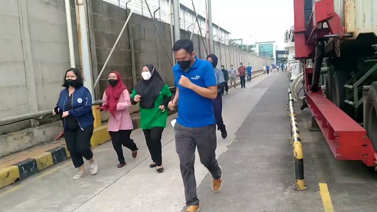 Simulasi Evakuasi Kebakaran PT. Bumimulia Indah Lestari Plant Cikarang Tahun 2021