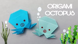 Origami Octopus  DIY Paper Octopus  Origami Easy