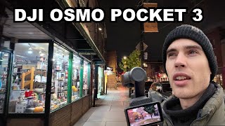 DJI Osmo Pocket 3 Night Walk – A Low-Light BEAST!