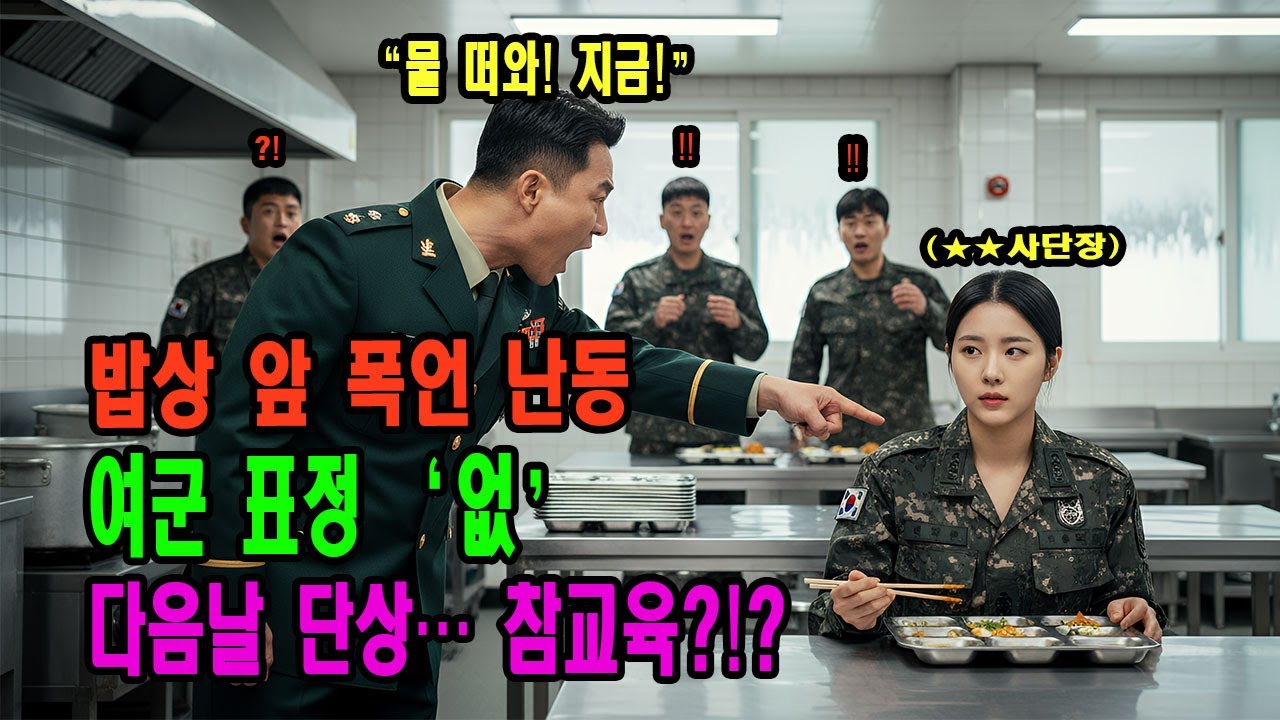 707특임대 출신 최연소 소장에게 손가락질하며 막말, “물 떠와”까지 시킨 소령… 취임식에서 시작된 역대급 참교육