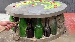 Creative and unique garden design ideas / How to make flower pots and tables