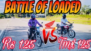Battle of loaded | Tmx 125 vs. Rs 125 | 500 meters Drag race