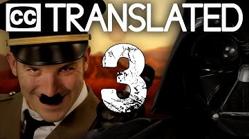 [TRANSLATED] Vader vs Hitler 3. Epic Rap Battles of History. [CC]