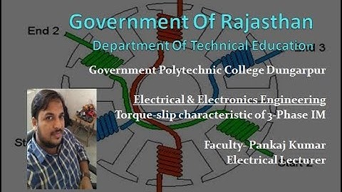 ME207  Induction Motor Torque-Slip Characteristics By Pankaj Kumar GPC Dungarpur