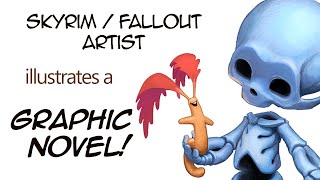 Colorizing my black-and-white comic!