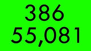 Counting 100,000 Youtube Video Views And 700 Subscribers Free Green Screen Footage