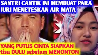 santri cantik membuat para juri dunia terpana|SITI HANRIYANTI- parodi x factor