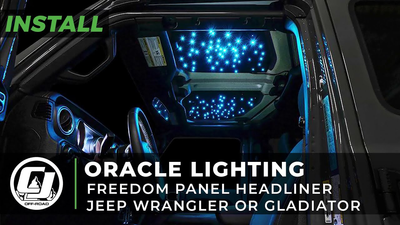 2018-2021 Jeep JL or Gladiator Install | Oracle Lighting Freedom Panel  StarLINER - YouTube