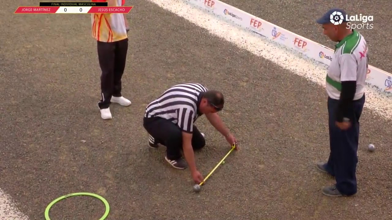 Final de Petanca Individual España 2019