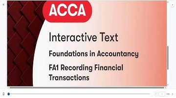 ACCA FIA FA1: Chapter 2 Complete Well Explained | Easy Step-by-Step Guide for Beginners