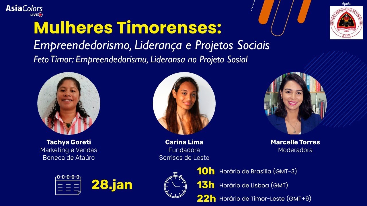 Mulheres Timorenses: Empreendedorismo, Liderança e Projetos Sociais