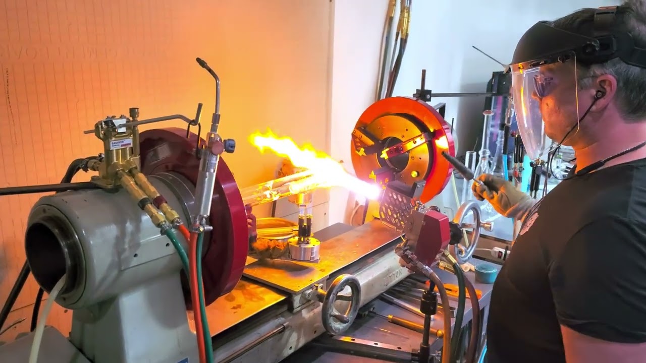 Flare a Foot Glass Blowing