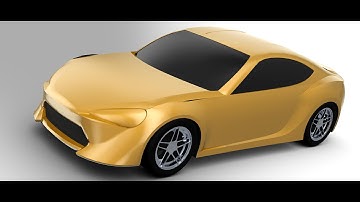 Creo Car Tutorial Toyota 86 - Part 2 Creating Car Surface