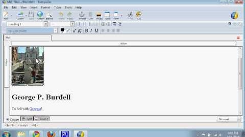 Making a Website Using Kompozer 6: File Management (final draft)