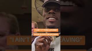 David Njoku does NOT want to leave Cleveland 😭😂(via @camijustice) #NFL #football #browns