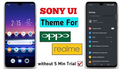 Sony Xperia UI Theme For oppo And Realme UI || without 5 Min Trial Easy Tutorial