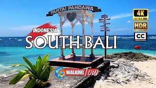 Exploring South Bali Beaches [Indonesia 🇮🇩] Pandawa & Melasti Beach | 4K HDR Walking Tour