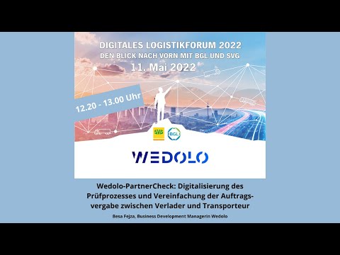 Digitales Logistikforum 2022 - Wedolo-PartnerCheck