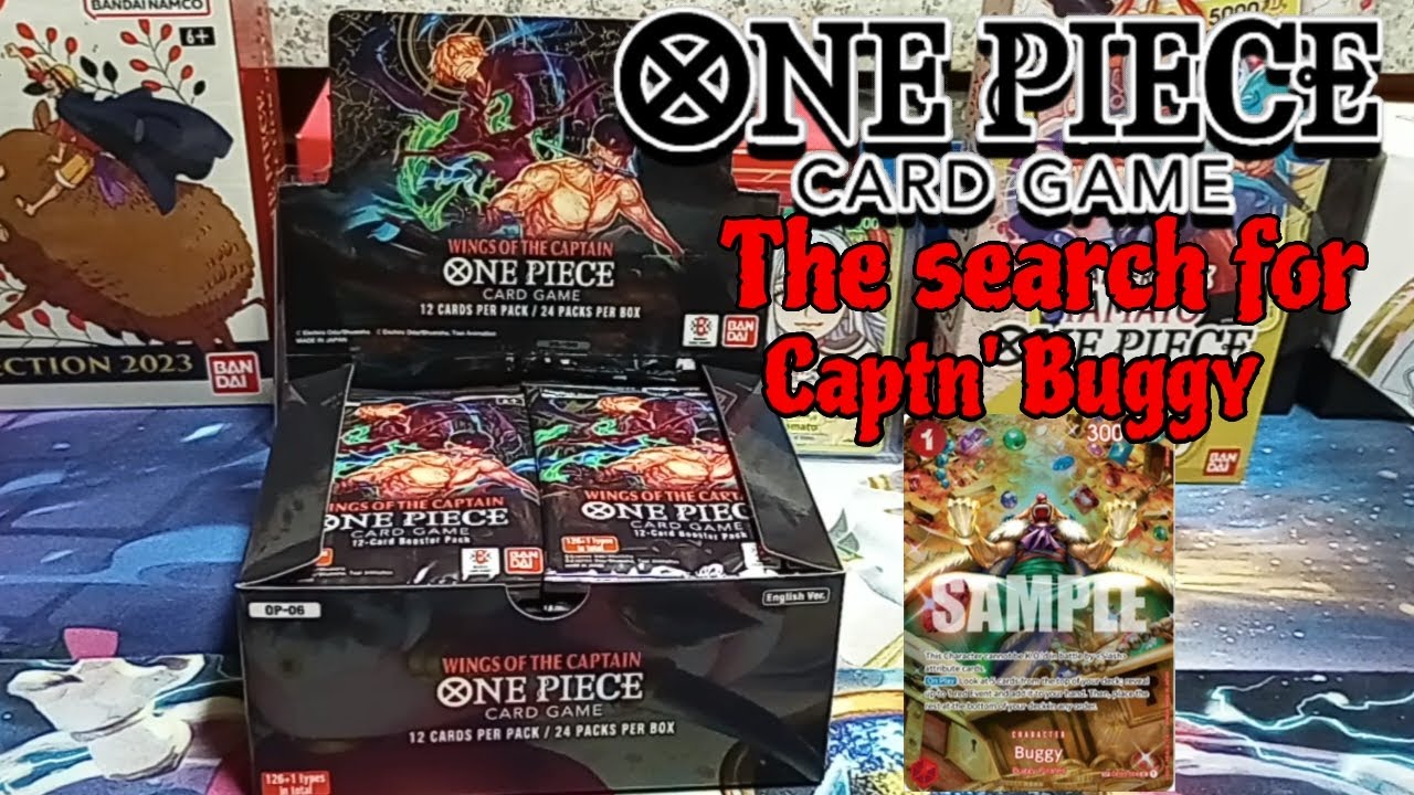 Opening a One piece OP-06 booster box! The search for Buggy D Clown ...