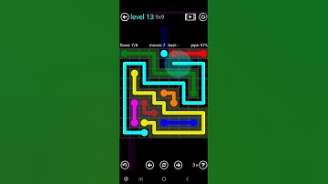 How To Solve Flow Free Blue Pack Level 13 9x9 Board Hard Walk Through Solution Walkthrough