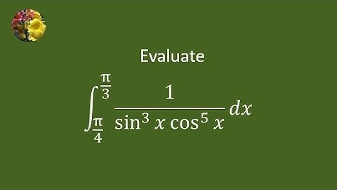 2010 MIT Integration Bee, qualifying test problem # 7