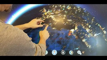 TouchSystems 55" PCAP MultiTouch Globe Demo