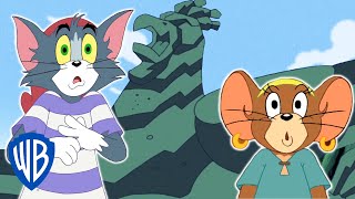 Tom & jerry is so close to finding the treasure, there only guardian
of treasure in way... can get pass guardian? wb kids t...