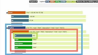 parse the json and handle exceptions with a trycatch block