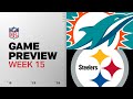 Miami Dolphins vs Pittsburgh Steelers | Week 15 Game Preview