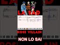 NON LO SAI - LA SAD, ROSE VILLAIN - ritornello al pianoforte #ritornellipop #shorts