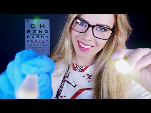 ASMR Cranial Nerve Examination (Role Play, Rubber Gloves, Testing, Ear to Ear)