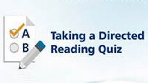 ASRT Member Tutorial: Taking a Directed Reading Quiz