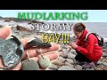 Mudlarking Stormy Bay!! Fantastic Sea Glass, Rock Hounding - Ancient & Puzzling Finds!