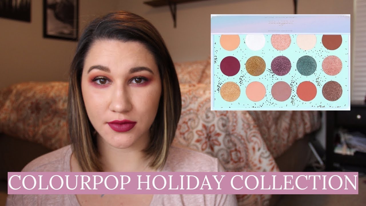 COLOURPOP HOLIDAY COLLECTION | ALL I SEE IS MAGIC EYESHADOW PALETTE & LIP SWATCHES | Kate Hamilton
