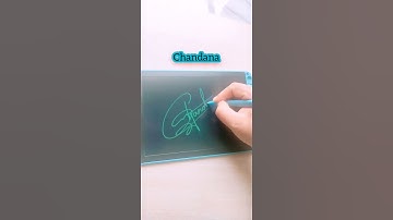Chandana Name Signature 😍 Comment your name for signature 😍🥰