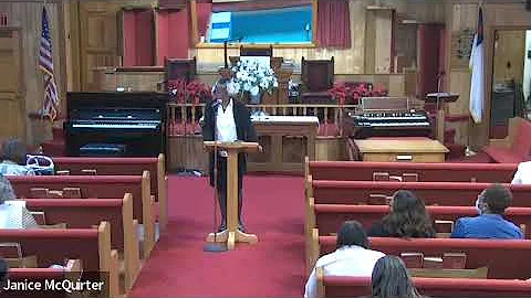 Pleasant Green Pastor Darrel McQuirter preaches Jo...