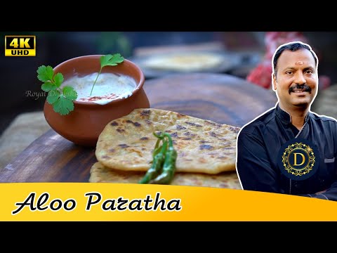 4K Mouthwatering Aloo Paratha | आलू पराठा | అలో పరాఠా|Aloo kulcha|Breakfast receipe|stuffed parantha