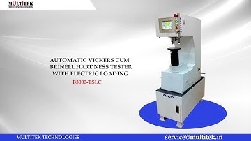 Automatic Vickers Cum Brinell Hardness Tester with Electric Loading