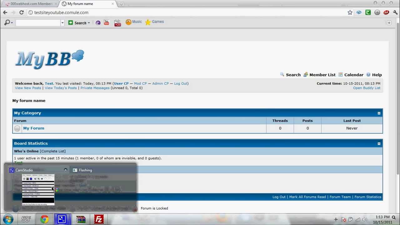 How to make your own forum. YouTube