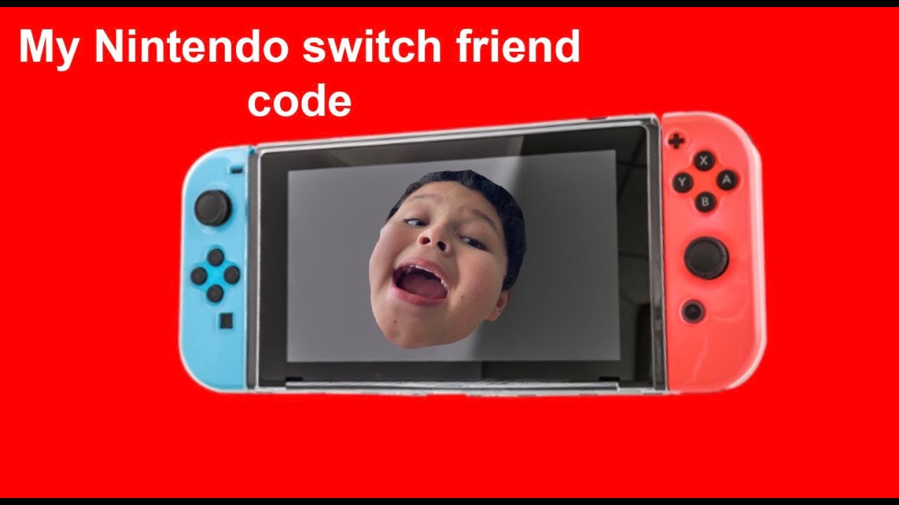 My Nintendo switch friend code YouTube